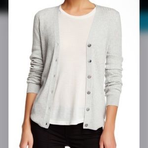 Vince button front cardigan XL